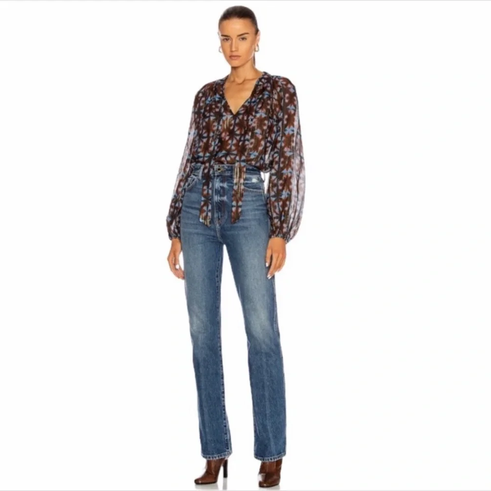 Ulla Johnson Luna Blouse Top Sz 4